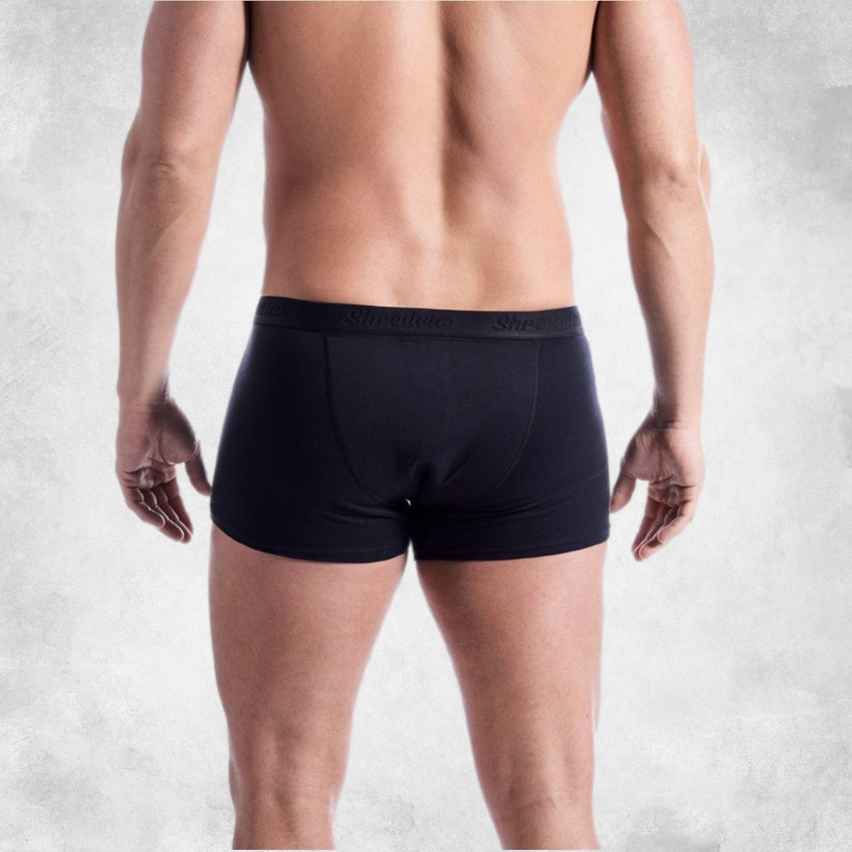 Anti-Furz Unterhosen Herren hinten