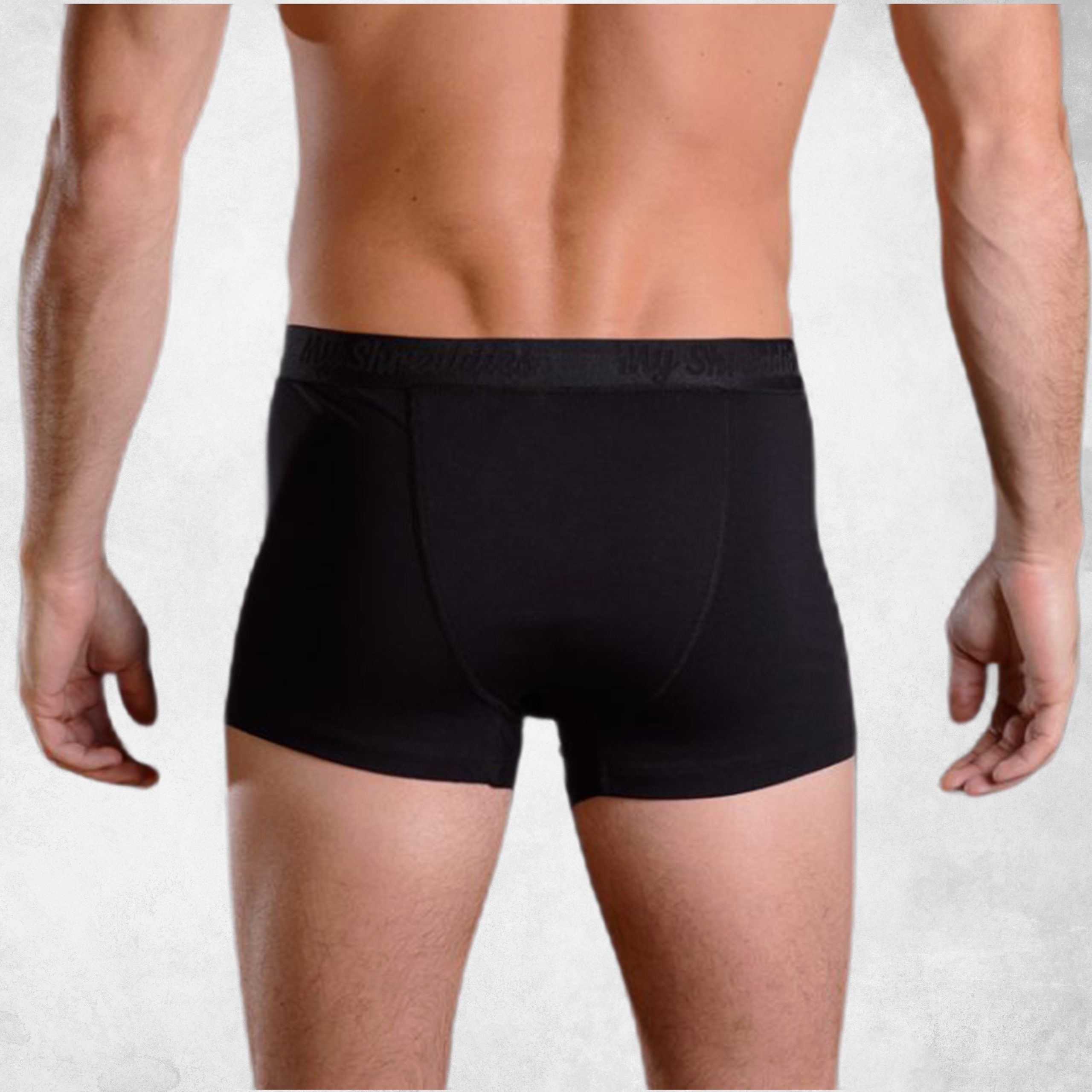 Anti-Furz Unterhosen Herren von hinten