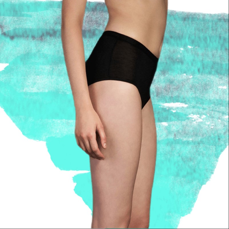 anti-furz Unterwäsche Damen black high