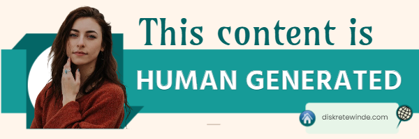 our guarantee - this is human generated content
